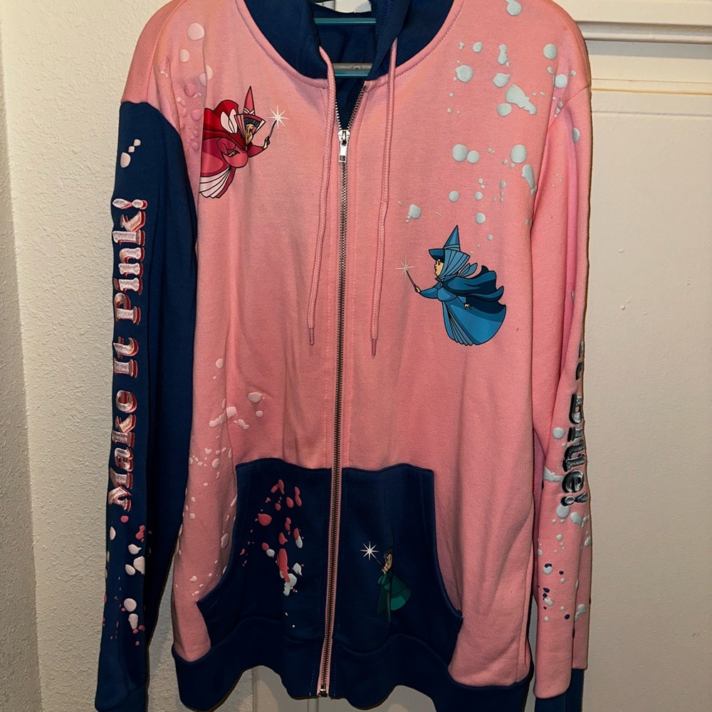 Loungefly Sleeping Beauty Fairy Hoodie Medium